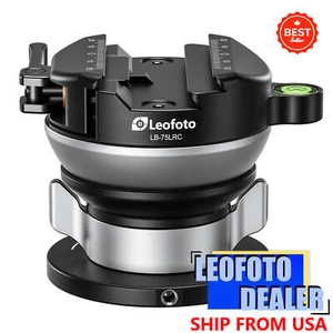 Leofoto LB-75LRC Leveling Head Arca + Picatinny Hybrid Lever-Release Clamp NEW - Picture 1 of 5