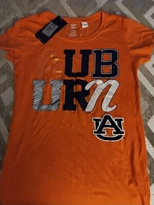 Auburn T Shirt- Adidas Orange Women's Size Small - Picture 1 of 12