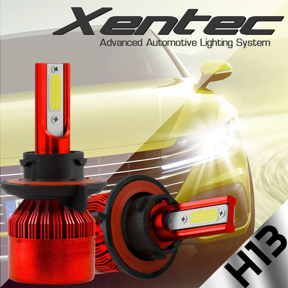 Kit de faros LED COB 488W 48800LM H13 9008 luces altas y bajas 6000K bombillas XENON Foto 1 de 4