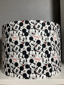 30 cm Mickey Mouse Tono de Techo Impreso Todo En Negro/Blanco - Imagen 1 de 2