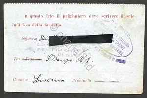 WWI Croce Rossa - Cartolina prigioniero di guerra - Alpino in Austria - 1918 #7 - Picture 1 of 2