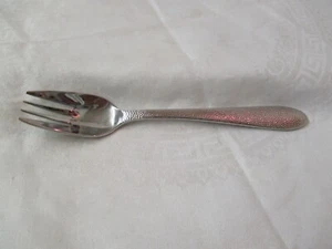 Vintage Lenox stainless Ice Cream Fork Hammered Classic - Picture 1 of 3