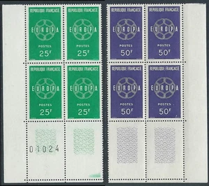 1959 EUROPA CEPT FRANCIA QUARTINA MNH ** - R27 - Picture 1 of 1