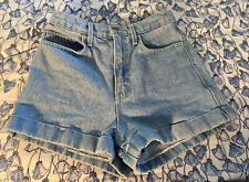 American Apparel Denim Jean Shorts Size 27 High Rise