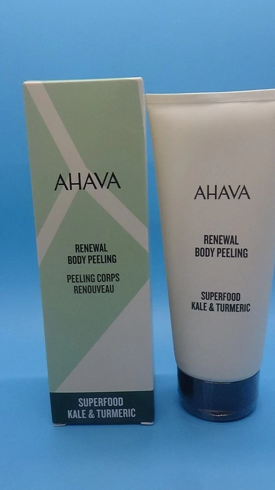 AHAVA Renewal Body Peeling Superfood Kale Turmeric 6.8 Oz.