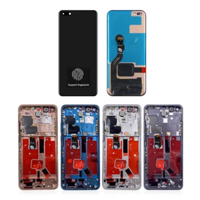 For Huawei P40 Pro LCD OLED Display Touch Screen Digitizer w/ Frame Replacement - Image 1 of 4