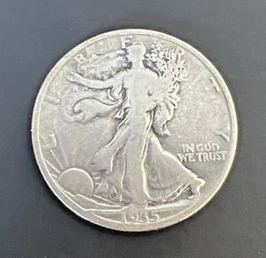 1935 WALKING LIBERTY MEZZO DOLLARO IN CIRCOLAZIONE - Foto 1 di 3