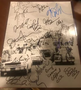 WOODSTOCK 1969 SIGNED CLASSIC B&W 11X14 BY 18 ARTISTS - Picture 1 of 1