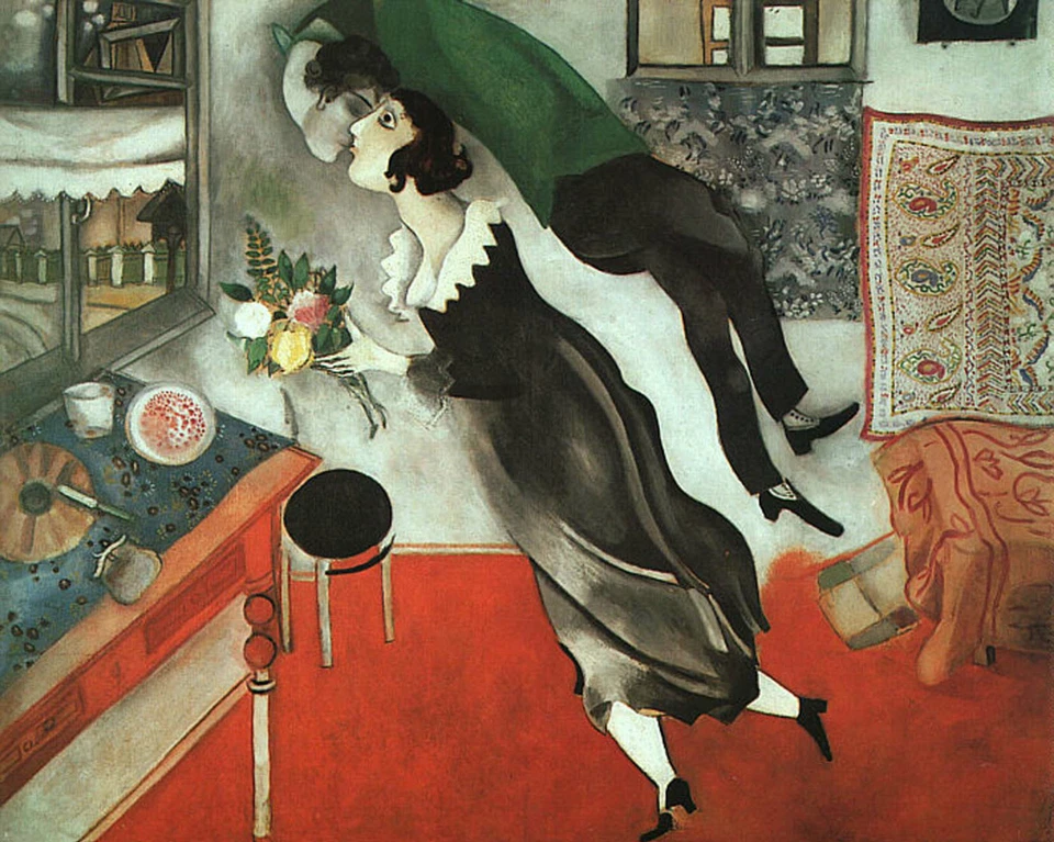 MARC CHAGALL THE BIRTHDAY  Giclée Prints Fine canvas 2000-Now - Image 1 of 1
