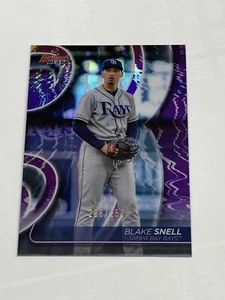 Bowman's Best 2020 refractor púrpura Blake Snell/250 Tampa Bay Rays #28 - Imagen 1 de 2