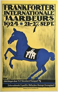 Original German 1924 Exposition Poster. - Imagen 1 de 1