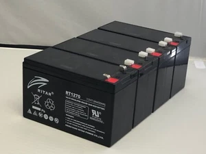 4 X 12V-7AH RECHARGEABLE BATTERIES- Replacements for - APC RBC 133 COMPATIBLE - Picture 1 of 2