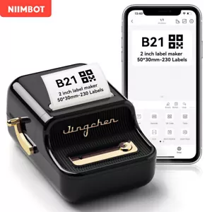 NIIMBOT B21 Label Maker Machine Portable Wireless BT Thermal Label Printer Y1F7 - Picture 1 of 12