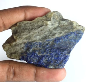 Natural Afghanistan 346 Ct Lapis Lazuli Gold Pyrite Flakes Gemstone Rough Ebay - Picture 1 of 5