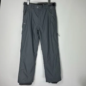 686 Snow Pants Women’s L Charcoal Gray Ski Snowboard Insulated Zip Pockets - Picture 1 of 23
