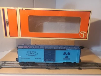 Vintage 1999 Lionel 6-26230 AEC Blue Radioactive Glow in the Dark Boxcar Tested - Image 1 of 4