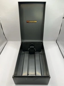 Steelmaster Metal File Box - 8.5x5.5x4 Grey Made In The USA Vintage Industrial - Picture 1 of 12