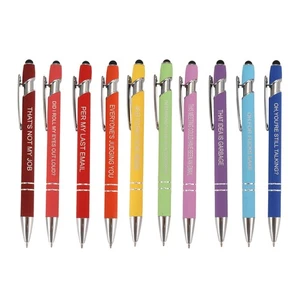 10 Pieces Demotivational Sarcastic Ballpoint Pens for Office, Black L1Q62429 - Imagen 1 de 4