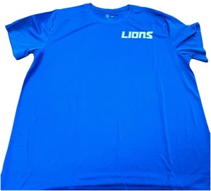 New without Tags~Detroit Lions Nike Blue UV Performance Short Sleeve Shirt SzXXL - Picture 1 of 7