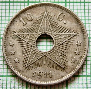 BELGIAN CONGO ALBERT I 1911 10 CENTIMES colonial yes we do combine postage - Picture 1 of 6