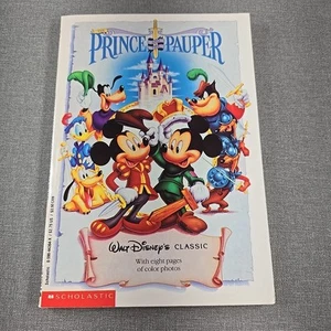 Mickey Mouse ~ Prince and the Pauper ~ 1990 Vintage Trade Paperback Book - Picture 1 of 7