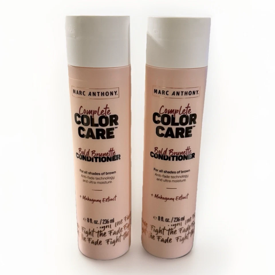 2 MARC ANTHONY Complete Color Care BOLD BRUNETTE CONDITIONERS +Mahogany Extract - Image 1 of 1