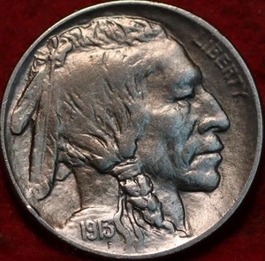 Uncirculated 1913-D Type I Denver Mint Buffalo Nickel - Picture 1 of 2