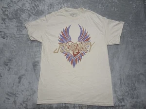 T-shirt uomo Vinyl Icons Journey Stadium Rock Band piccola cotone girocollo bianco - Foto 1 di 7