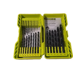 Ryobi - A972501 - Black Oxide Round Shank Twist Drill Bit Set (24-Piece) LL - Picture 1 of 4