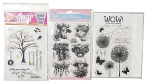 3 New Assorted Sealed Rubber Stamping Kits - Picture 1 of 7