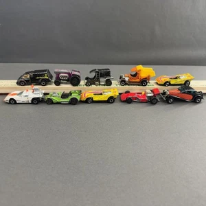 Vintage Hot Wheels Matchbox Diecast Cars Lot of 10 Scene Machine 37 Bugatti - Picture 1 of 9