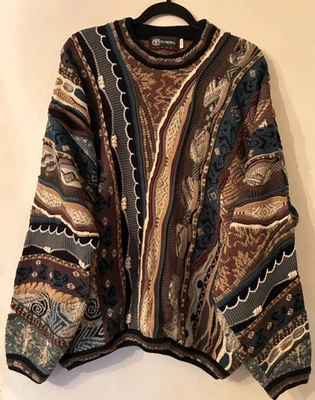 Vintage 90s Tundra Canada Cosby Coogie Style Nordic Jumper Size XL P2P 27” - Image 1 of 4