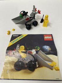 VINTAGE 1985 Legoland Space system 6847 SPACE DOZER