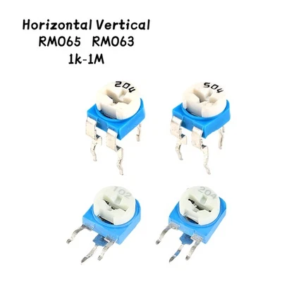 Variabler Potentiometer Poti RM065/063 Trimpot Horizontal/Vertikal  1K - 1MOhm - Bild 1 von 4