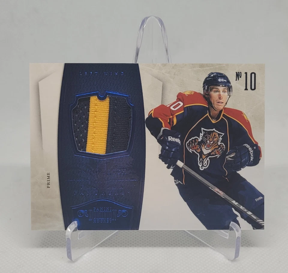 2010-11 Panini Dominion - David Booth #42 Jerseys Patch Prime /25 (MEM) - Image 1 of 2