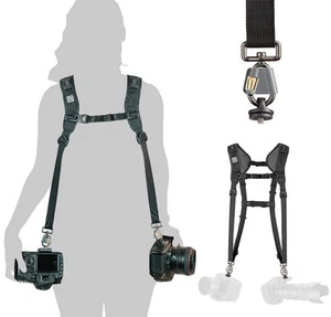 Camera Harness Trusted Design For One Or Two SLR DSLR Mirrorless Cameras - Picture 1 of 9
