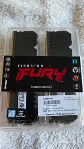 Kingston FURY Beast 32GB  (4 x 8GB KIT) PC4-25600 (DDR4-3200) 16GBit DDR4 ARGB - Afbeelding 1 van 10