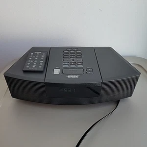 BOSE Wave AM/FM Radio CD Player schwarz AWRC-1G/Fernbedienung/Sound getestet funktioniert - Bild 1 von 9