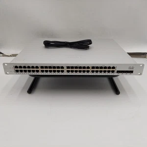 48-portowy przełącznik Cisco Meraki Gigabit Ethernet MS220-48LP-HW nieodebrany - Zdjęcie 1 z 7