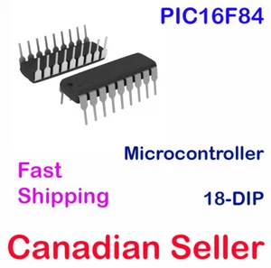 PIC16F84 IC 8Bit 4MHz PIC EEPROM Flash MCU Microcontrolador 18-DIP Microchip - Imagen 1 de 1