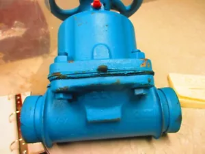 Rubber Lined Diaphragm Valve ITT DIA-FLO 2" Grooved Ends Straight Pattern - Picture 1 of 10