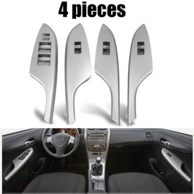 Tampa de acabamento moldura interruptor janela energia 4C para Toyota Corolla 2009 2010 2011-2013 - Imagem 1 de 4