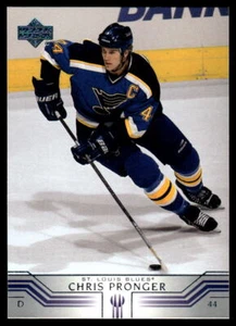 2001-02 Upper Deck #380 Chris Pronger St. Louis Blues Hockey Card HOF - Picture 1 of 2