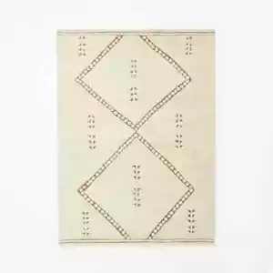 5'x7' Cedar Hills Plush Geo Print Rug Cream-Threshold designed with Studio McGee - Picture 1 of 3
