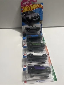 Hotwheels Lot Of 5 GMC Hummer EV Barbie Grey , Purple, White, Green, Blue - Picture 1 of 12