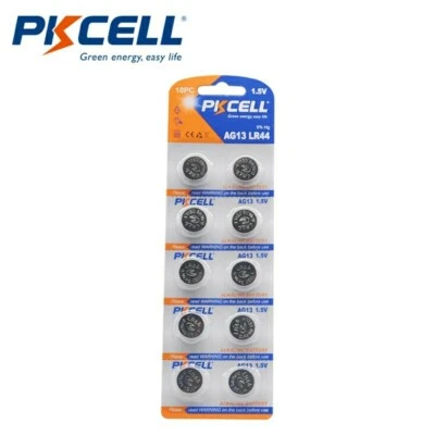 10 x AG13 LR44 SR44 L1154 357 A76 Toy Watch batteries button cells RETAIL - Image 1 of 4