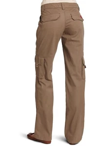 Dickies Women's Relaxed Cargo Pant Rinsed Pebble Brown 8/Regular - Picture 1 of 4