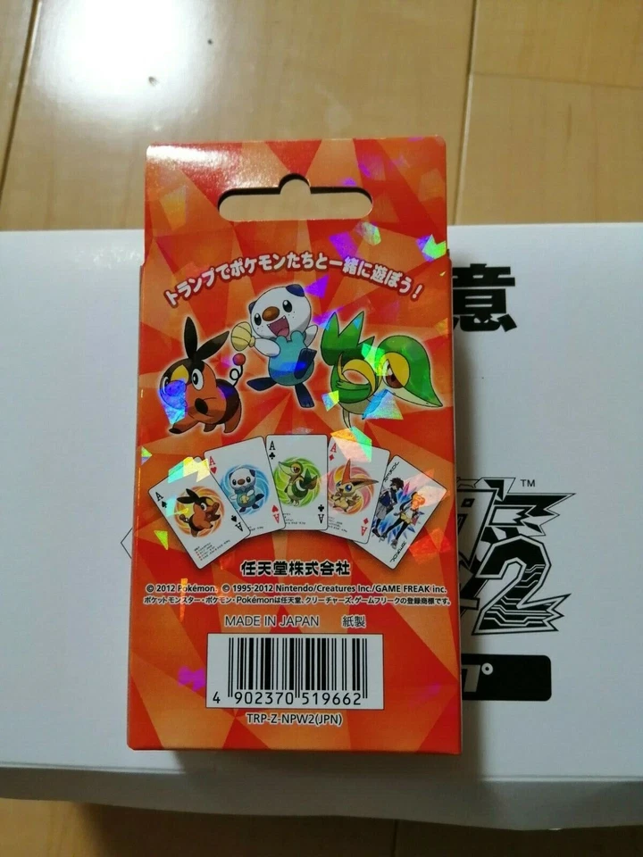 Nintendo Pokemon White 2 Playing Poker Cards