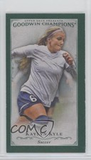 2016 Upper Deck Goodwin Champions Cloth Minis Lady Luck Back /25 Kaylyn Kyle #37