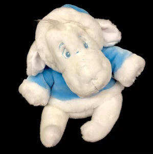 Exclusivo muñeco de peluche Eeyore blanco azul 12" de Disney Store animal de peluche - Imagen 1 de 9